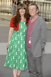 John Hurt mit Gattin