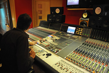 Regieraum des Studio 2 in den Abbey Road Studios