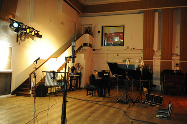 Thomas Hettwer in den Abbey Road Studios
