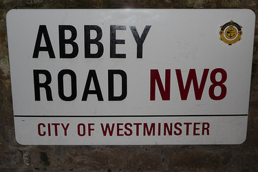 Abbey Road Straßenschild