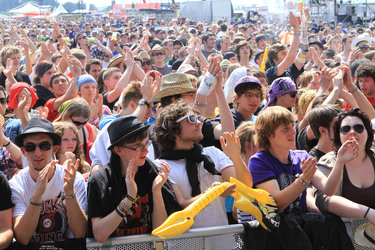 Fans beim 'Rock am Ring Festival'