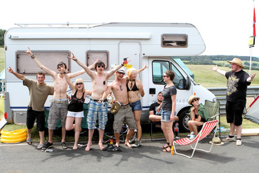 Fans beim 'Rock am Ring Festival'