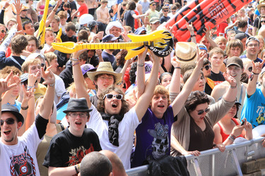 Fans beim 'Rock am Ring Festival'