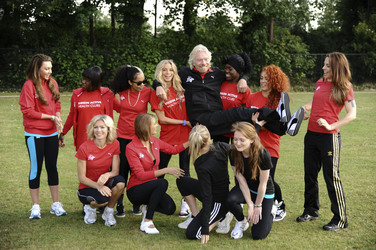 Michelle Heaton, Tameka Empson, Vida, Richard Branson, Melanie C, Nell McAndrew, Liz Locke, Chloe Madeley, Olivia Hallinan