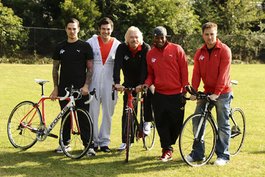 Matt Willis, Sam Attwater, Richard Branson, Ortise Williams, Marcus Patric