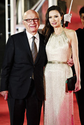 Rupert Murdoch mit Gattin Wendi Deng Murdoch