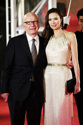 Rupert Murdoch mit Gattin Wendi Deng Murdoch