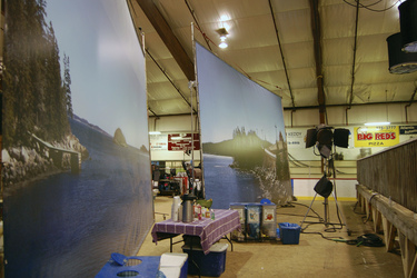 Obergeschoss des Lokals The Grey Gull aus der TV-Serie 'Haven'