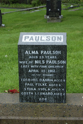 Fairfield Friedhof mit den Gräbern von Titanic Opfern