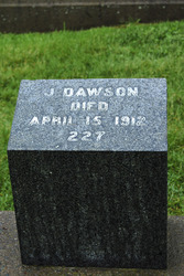 Fairfield Friedhof mit den Gräbern von Titanic Opfern