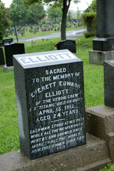 Fairfield Friedhof mit den Gräbern von Titanic Opfern