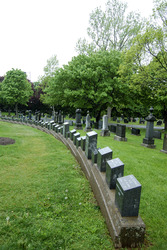 Fairfield Friedhof mit den Gräbern von Titanic Opfern
