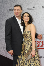 Vitali Klitschko mit Ehefrau Natalia