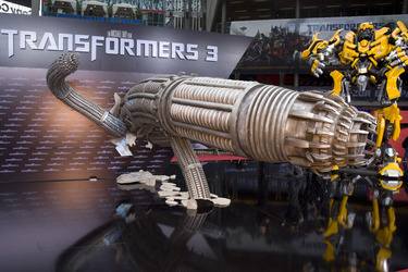 Transformers Modelle vor den CineStar