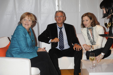 Angela Merkel, Peter Frey, Bettina Schausten
