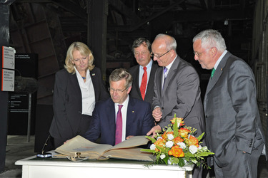 Hannelore Kraft, Hermann Marth, Christian Wulff, Ulrich Borsdorf