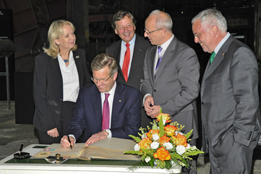 Hannelore Kraft, Hermann Marth, Christian Wulff, Ulrich Borsdorf