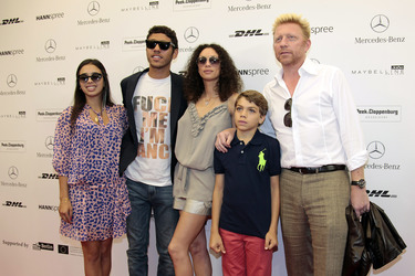 Rafaela Remy Sanchez, Noah Becker, Lilly Becker, Elias Becker, Boris Becker
