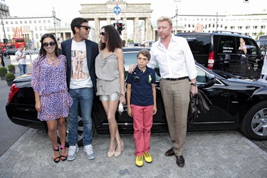 Rafaela Remy Sanchez, Noah Becker, Lilly Becker, Elias Becker, Boris Becker