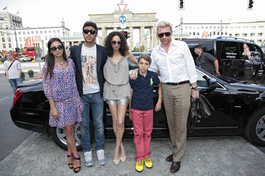 Rafaela Remy Sanchez, Noah Becker, Lilly Becker, Elias Becker, Boris Becker