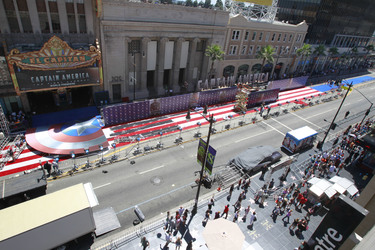 Roter Teppich vor dem El Capitan Theatre