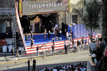 Roter Teppich vor dem El Capitan Theatre