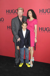 Boris Becker mit Ehefrau Lilly und Sohn Elias