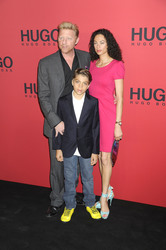 Boris Becker mit Ehefrau Lilly und Sohn Elias