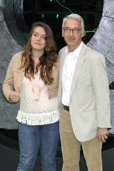 Christoph M. Ohrt mit Tochter Lilian