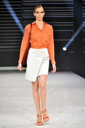 Model der Fashionshow Perret Schaad