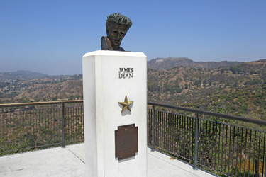 James Dean Denkmal am Griffith Observatory