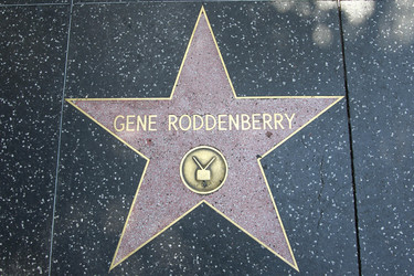 Stern von Gene Roddenberry auf dem Hollywood Walk of Fame