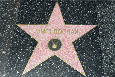 Stern von James Doohan auf dem Hollywood Walk of Fame