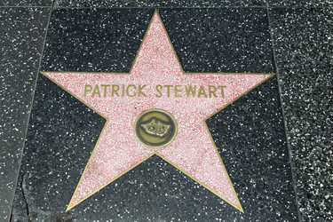 Stern von Patrick Stewart auf dem Hollywood Walk of Fame