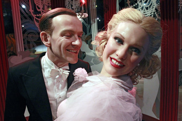 Wachsfigur von Fred Astaire und Ginger Rogers