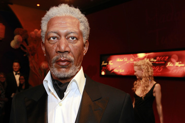 Wachsfigur von Morgan Freeman