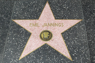 Stern von Emil Jannings auf dem Hollywood Walk of Fame