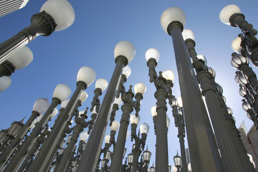 Urban Light Sculpture vor dem LACMA