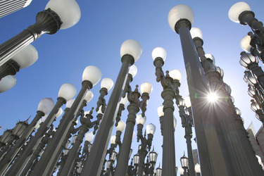 Urban Light Sculpture vor dem LACMA
