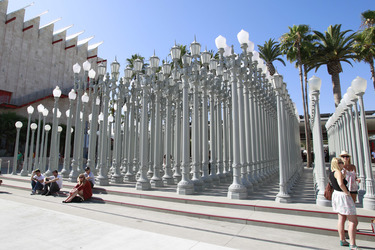 Urban Light Sculpture vor dem LACMA