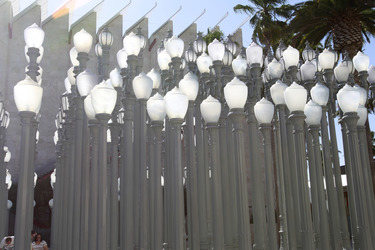 Urban Light Sculpture vor dem LACMA
