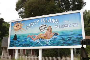 Amity Island Plakat 'Der Weiße Hai'