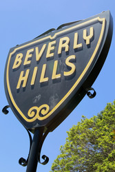Ortsschild Beverly Hills