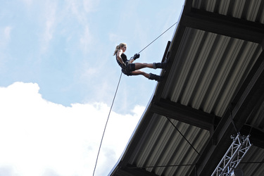 Die Stuntshow im Vulkan