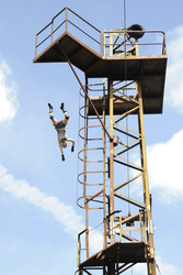 Die Stuntshow im Vulkan