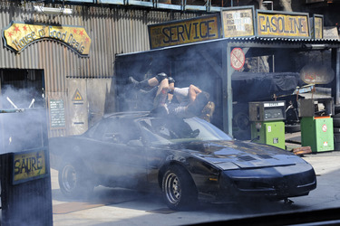 Die Stuntshow im Vulkan