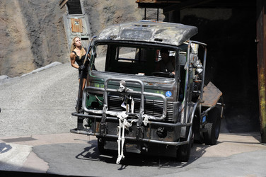 Die Stuntshow im Vulkan