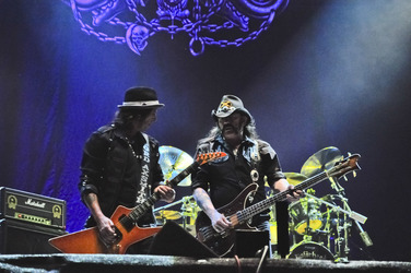 Philip 'Wizzo' Campbell , Ian 'Lemmy' Kilmister (Motörhead)