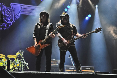 Philip 'Wizzo' Campbell , Ian 'Lemmy' Kilmister (Motörhead)