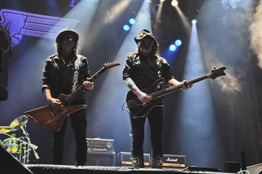 Philip 'Wizzo' Campbell , Ian 'Lemmy' Kilmister (Motörhead)